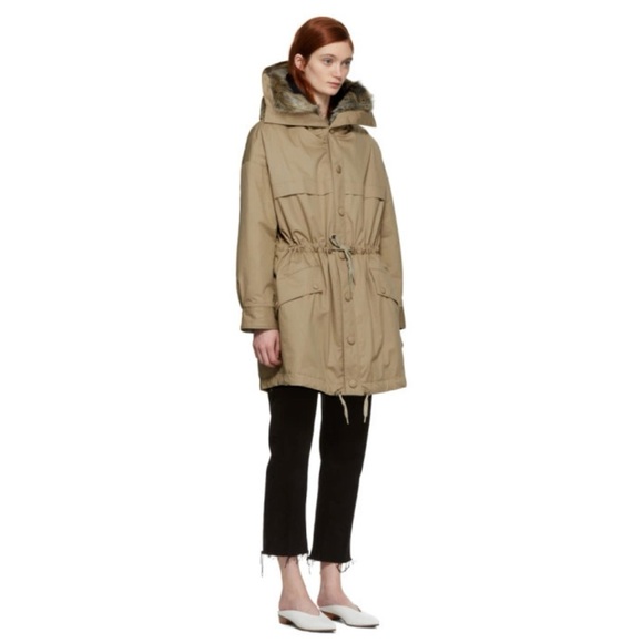 Stella McCartney Jackets & Blazers - Stella McCartney faux fur lining hooded winter parka coat size IT40